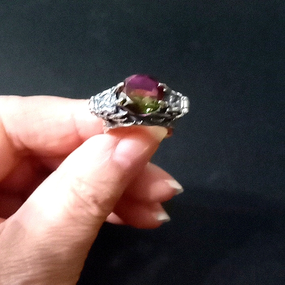 🐲BALI LEGACY WATERMELON QUARTZ DRAGON RING🐲 - Picture 4 of 13